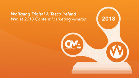 Wolfgang Digital and Tesco Ireland Win Global Content Marketing Award