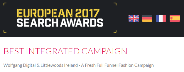 Best Integrated Campaign - European Awards 2017